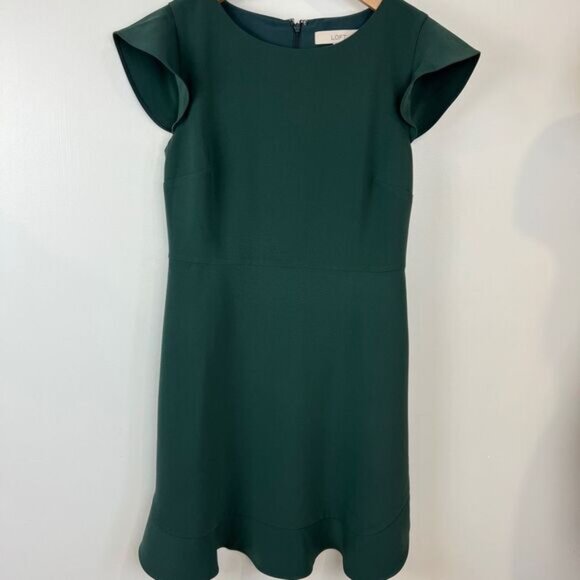 Ann Taylor LOFT Women's Size 2 Pale Green Sleeveless Knee Length Workwear Dress - Picture 13 of 14